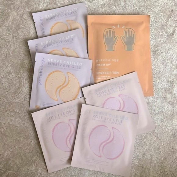 Brand New Patchology Self Warming Hand Mask & 6 Serve Chilled Eye Gels Patches - Picture 8 of 8